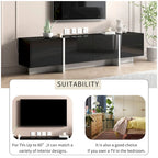Mobile porta TV lucido da 74,8" con cassetti per TV fino a 80"