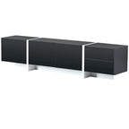 Mobile porta TV lucido da 74,8" con cassetti per TV fino a 80"