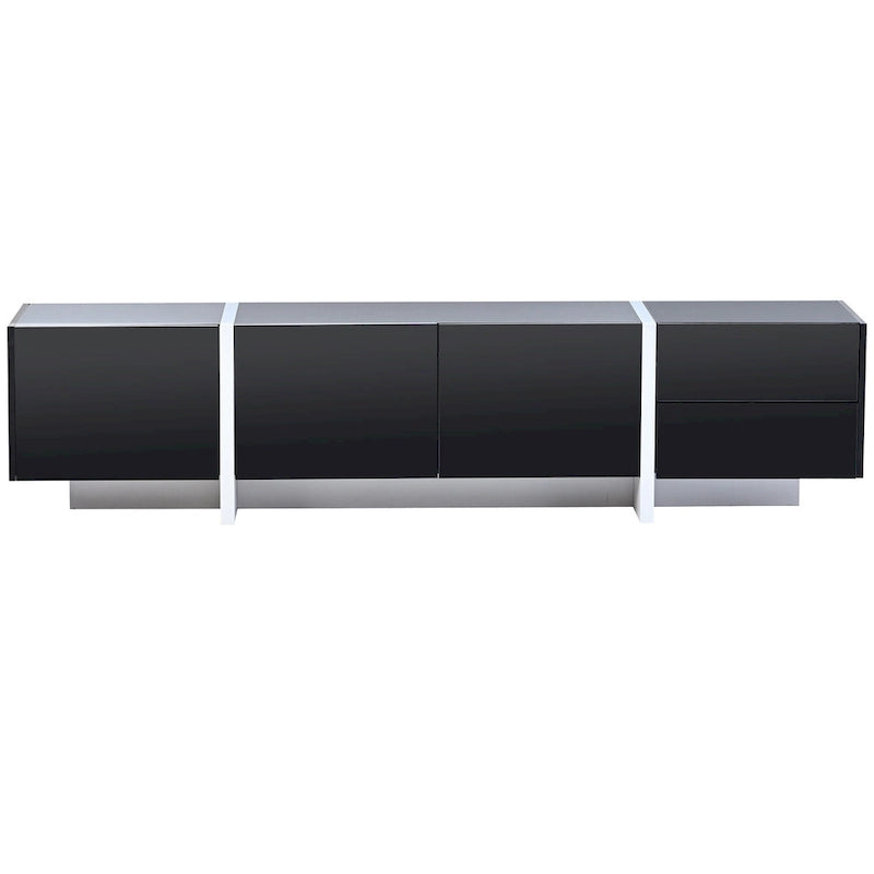 Mobile porta TV lucido da 74,8" con cassetti per TV fino a 80"