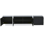 Mobile porta TV lucido da 74,8" con cassetti per TV fino a 80"
