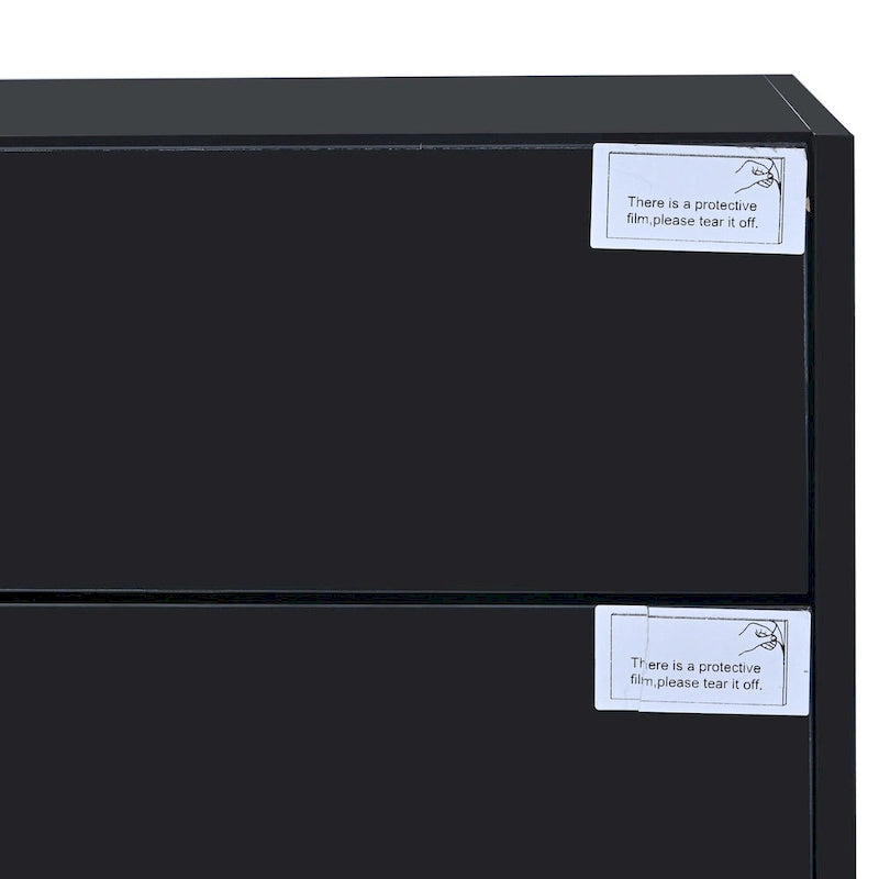 Mobile porta TV lucido da 74,8" con cassetti per TV fino a 80"