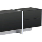 Mobile porta TV lucido da 74,8" con cassetti per TV fino a 80"