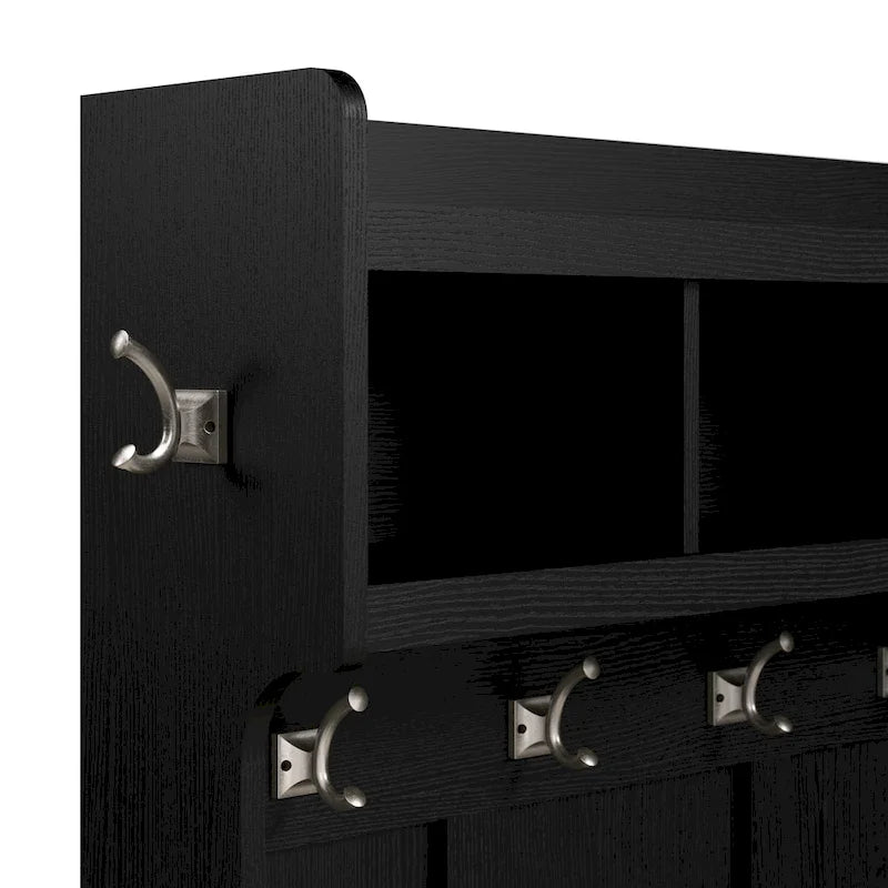 Set completo di mobili da ingresso con appendiabiti e panca portascarpe