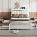 Letto contenitore con 2 cassetti e letto estraibile Twin-XL