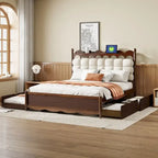 Letto contenitore con 2 cassetti e letto estraibile Twin-XL