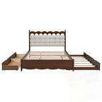 Letto contenitore con 2 cassetti e letto estraibile Twin-XL