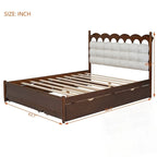 Letto contenitore con 2 cassetti e letto estraibile Twin-XL