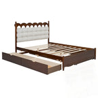 Letto contenitore con 2 cassetti e letto estraibile Twin-XL