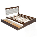 Letto contenitore con 2 cassetti e letto estraibile Twin-XL