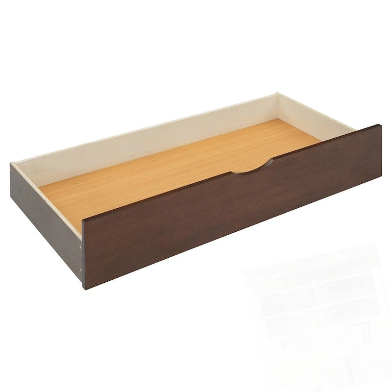Letto contenitore con 2 cassetti e letto estraibile Twin-XL
