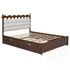 Letto contenitore con 2 cassetti e letto estraibile Twin-XL