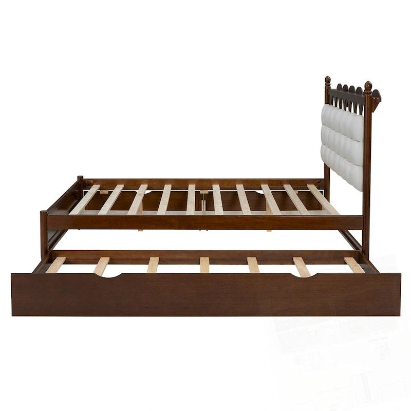 Letto contenitore con 2 cassetti e letto estraibile Twin-XL