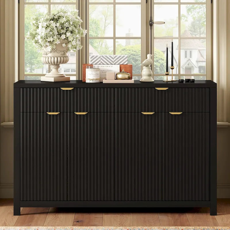Credenza con cassetti e ripiani regolabili