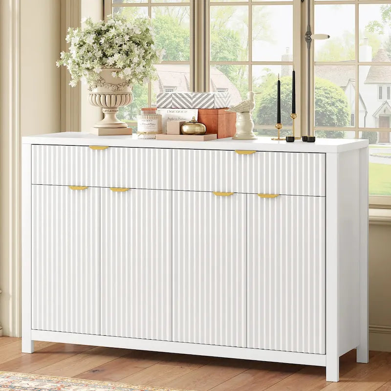 Credenza con cassetti e ripiani regolabili