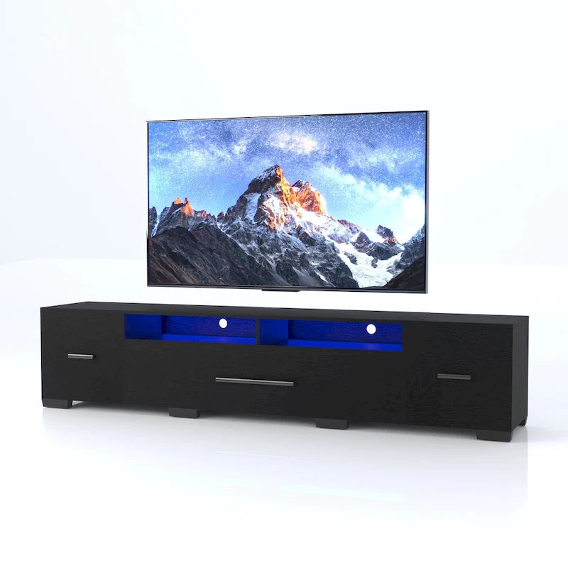 Mobile TV da 83" con Luci LED RGB e Spazio Contenitivo per TV fino a 80"