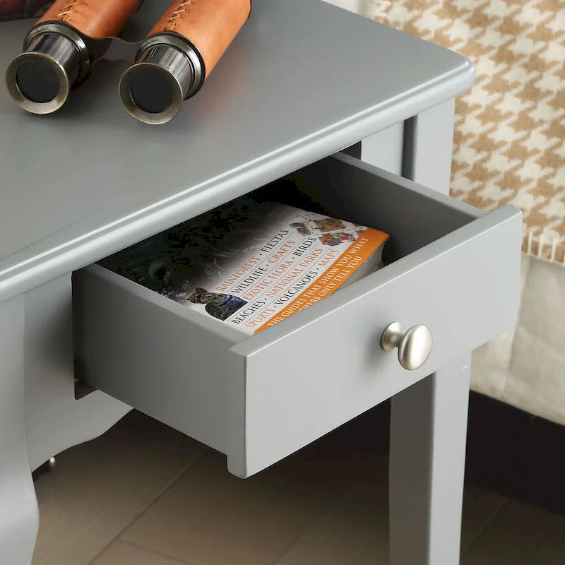 Tavolino contenitore in legno con 1 cassetto