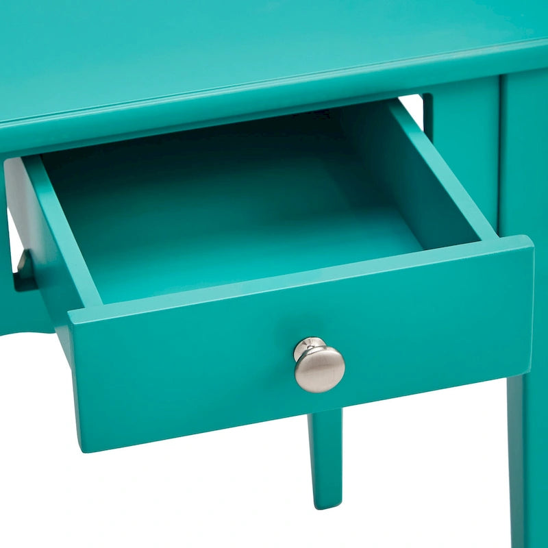 Tavolino contenitore in legno con 1 cassetto