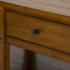 Tavolino da Salotto Rustico in Rovere con Cassetti Contenitori
