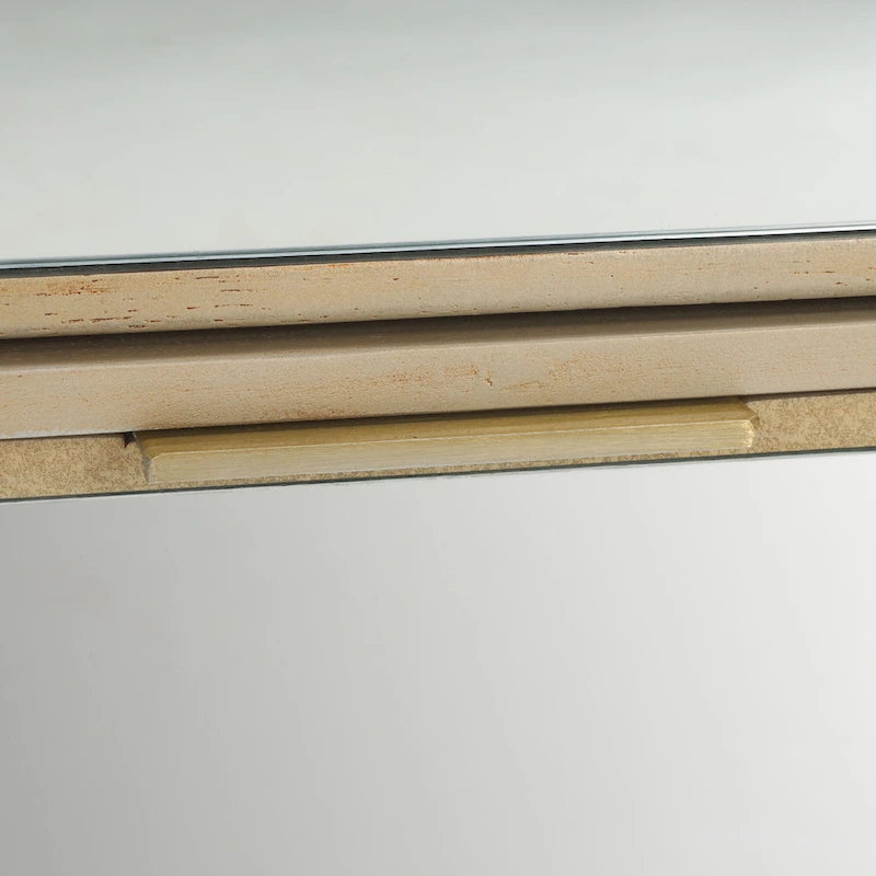 Comodino a specchio a 3 cassetti