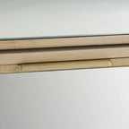 Comodino a specchio a 3 cassetti
