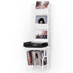 Mobiletto porta Giradischi con Portadischi in Vinile – 49.99 x 38.99 x 144.00 cm