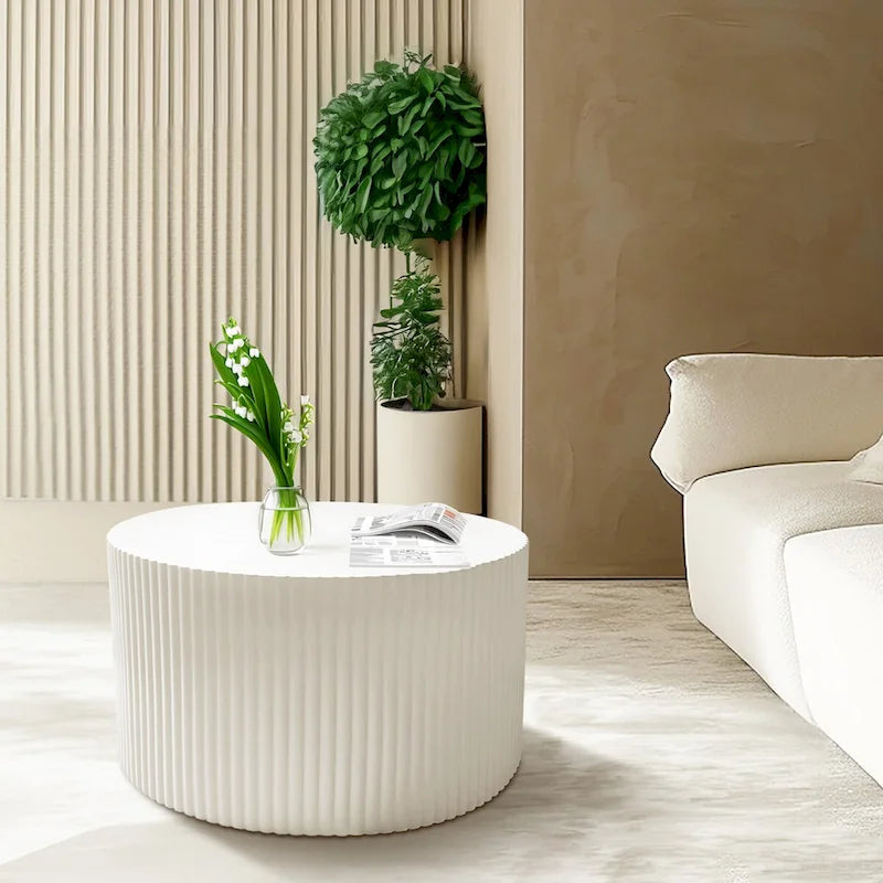 Set di tavolini da caffè sovrapponibili Wave Stripe (2 pezzi)