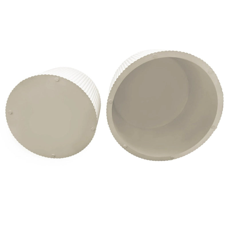 Set di tavolini da caffè sovrapponibili Wave Stripe (2 pezzi)