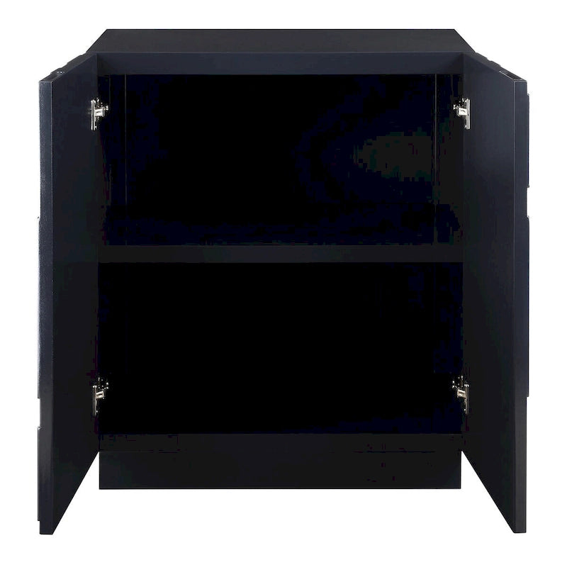 Armadietto di archiviazione blu lucido a 2 ante – 34 A x 30 L x 16 P