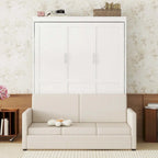 Queen Size Murphy Bed Wall Bed with Cushion